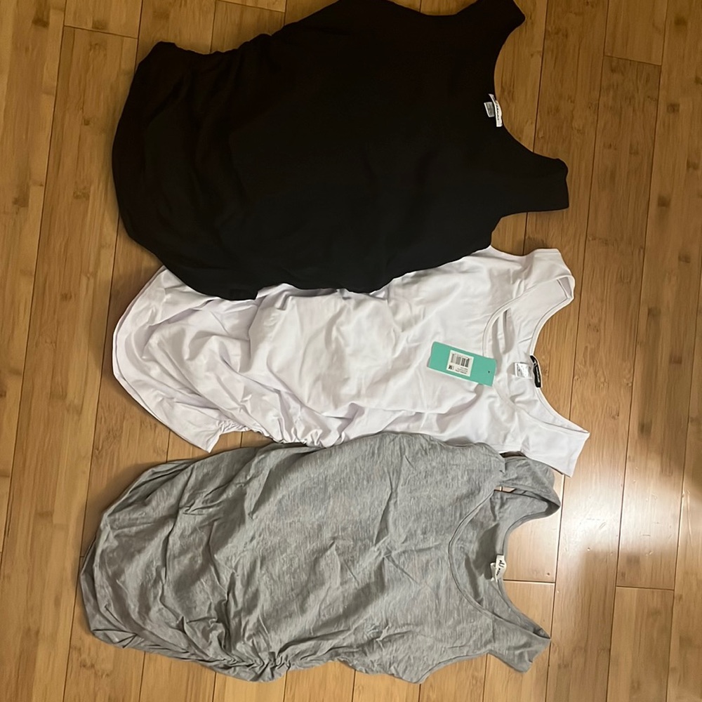 3 piece maternity tank tops